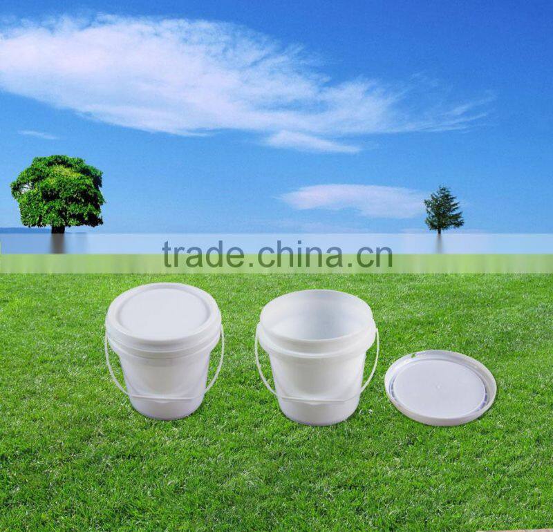 2L small plastic paint pail bucket with lid