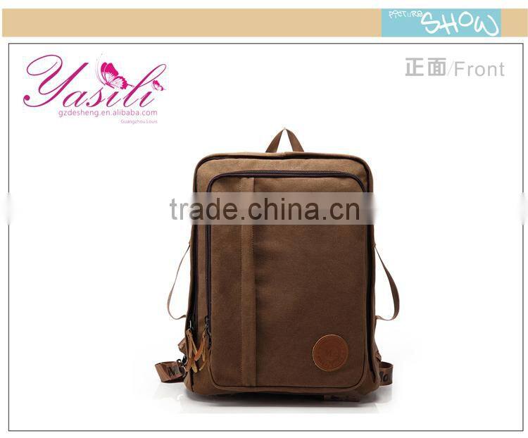unique new fashion school canvas backpack Korea handbag backpack