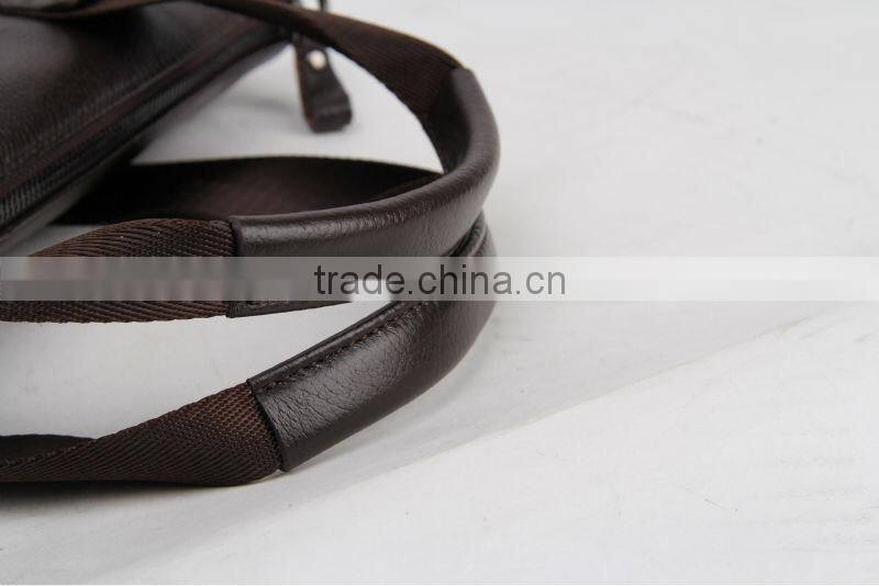 Promotional leather messenger bags for men