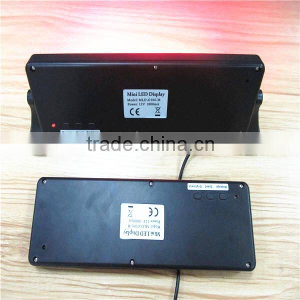 CE approved 12v led Wholesale car message led screen, blue