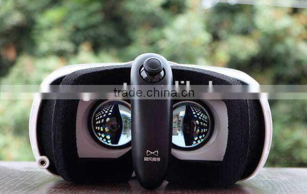 Best Gift Baofeng Storm III Virtual Reality 3D Video Glasses for 4.7 - 6" Smartphone VR 3D Glasses + Bluetooth Remote Joystick
