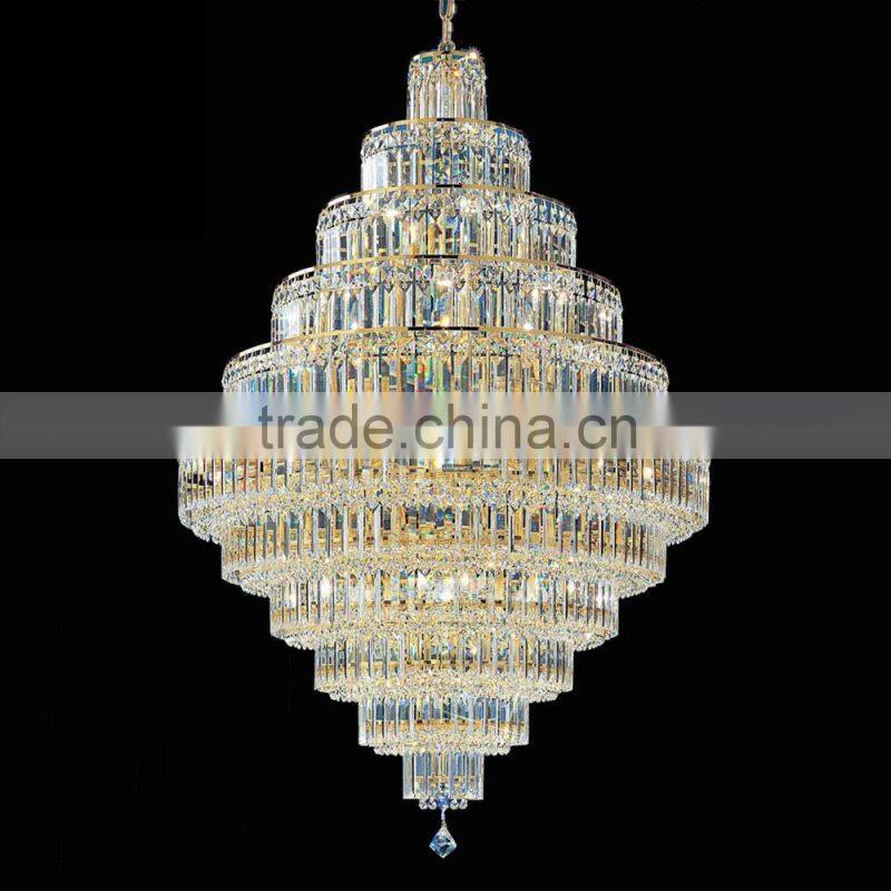 Silver Rectangular Crystal Light Home Chandelier with Crystal Balls