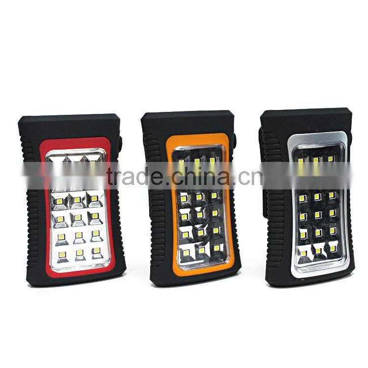 Asia Leader Products LED Magnetic Work Light COB Stand Hook Inspection Flashlight Hanging Light