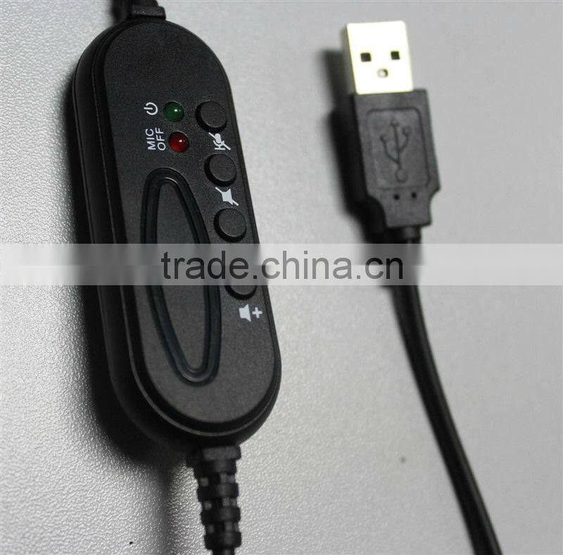 2013 new product Hot selling wired folding headset for PS3/computer
