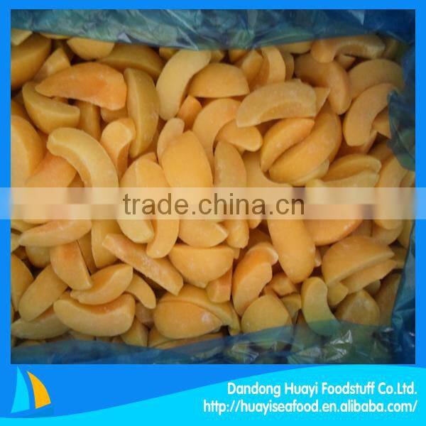 IQF shape yellow peach with competitive price