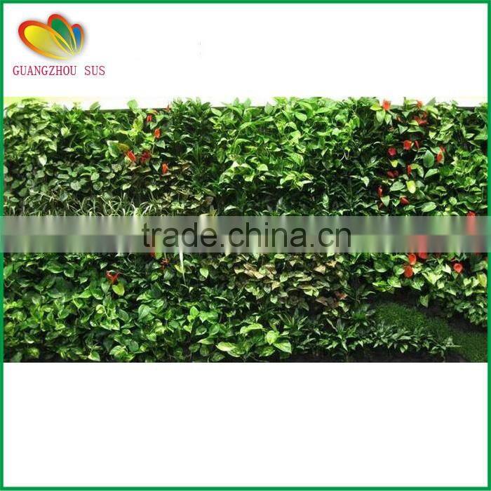 artificial green wall home decor artificial plants wall /fake plants wall