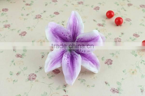 Customized pink calla lily flower head artificial flower