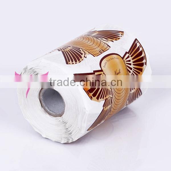 New arrival bird design nail art form roll 500pcs