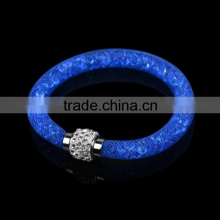 2015 new design colorful crystal stardust magnetic bracelet for women