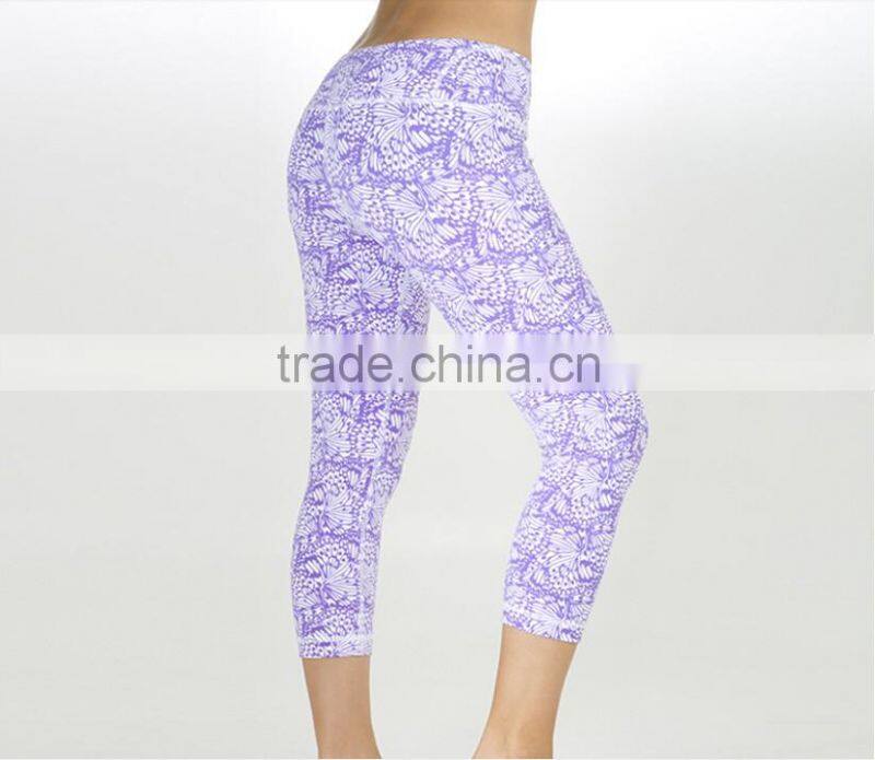 High quality polyester spandex custom copressiom tights sublimation sportswear
