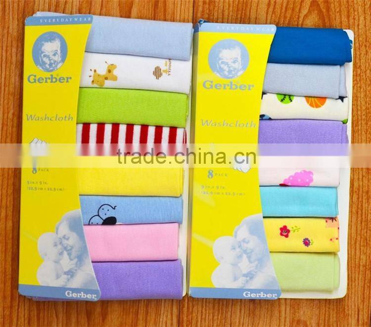 Hot sale soft newborn 100 cotton small face towel