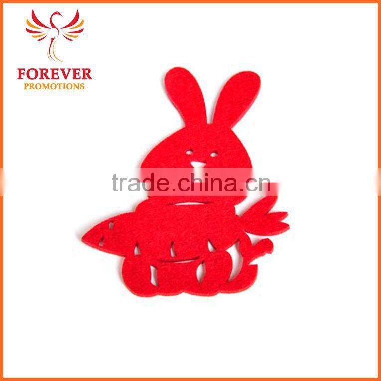 Hollowed Rabbit Felt Festival Decoration for Sale