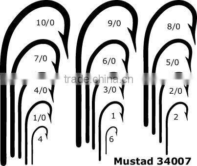 stainless steel Perch fish hook for longline and sea fishing 34007