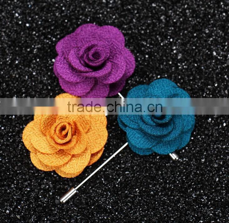 Fashion cheap wedding Camellia flower brooch