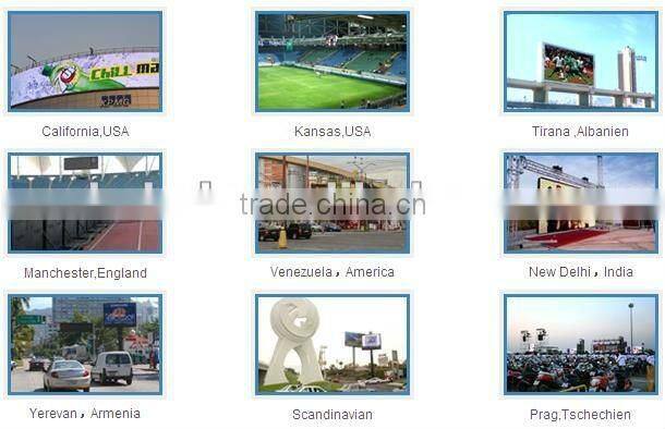 Wallmount P16 led advertising display