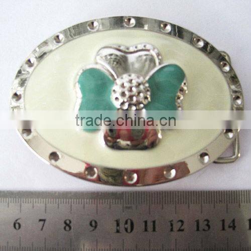 Decorative shoes designs metal school bag strap fix buckle
