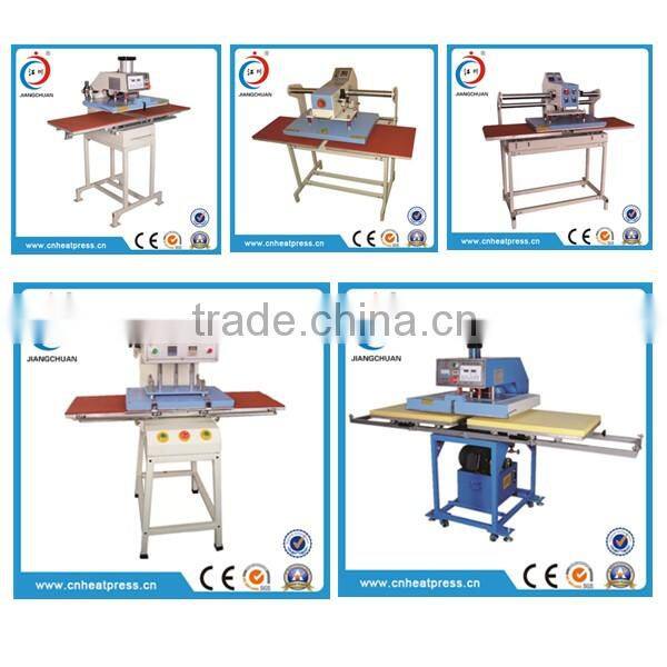 Pneumatic double station garment heat press machine sublimation machine