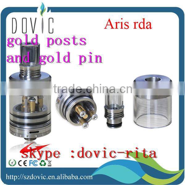 Unique design center post for airflow rda aris rda wholesale glass aris rda