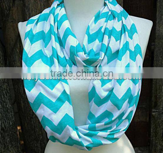 Wholesale baby scarf baby cotton scarf baby navy chevron scarf