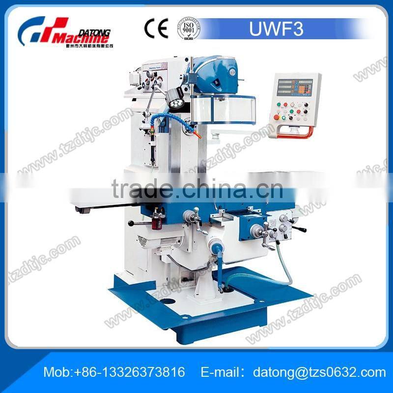 Universal Milling Machine UWF3 with more travels and infinitely variable speed
