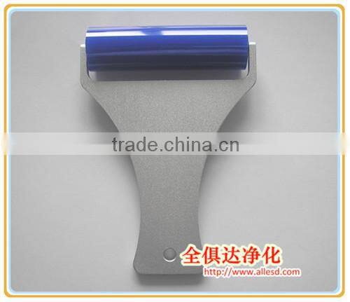 Silicon High Stickiness Cleanroom Sticky Roller With Aluminum/Plastic Handle