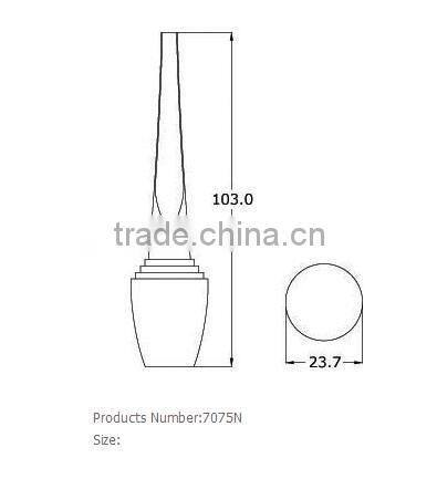 Luxury dark blue plastic eyeliner container