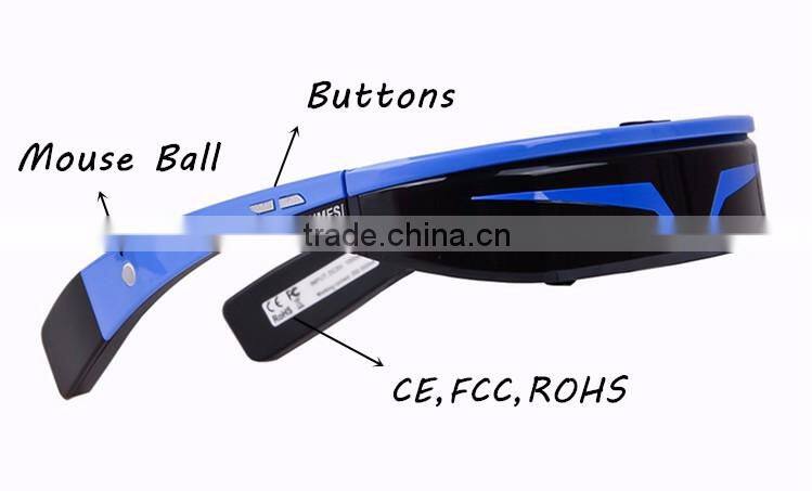 Cheap Home Theater Project Android 1080P VR Full HD Digital 3D Video Glasses with 16GB Memory