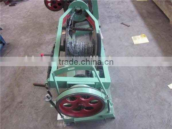 National defense iron barbed wire fence making machine