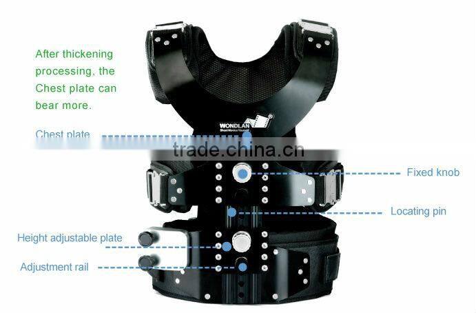 Wondlan IV 6-15kg Camera Video Stabilizer Steadicam deluxe edition + Monitor