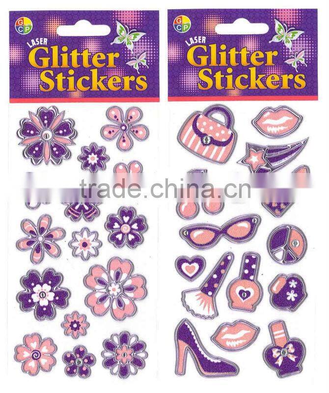 Glitter sticker