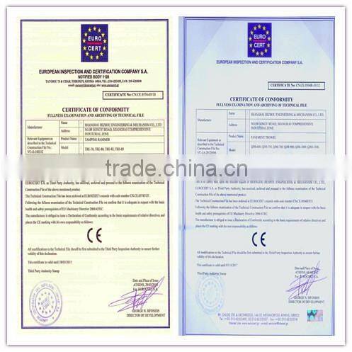 Best quality tamping rammer jumping jack rammer with Germany bellow like mikasa