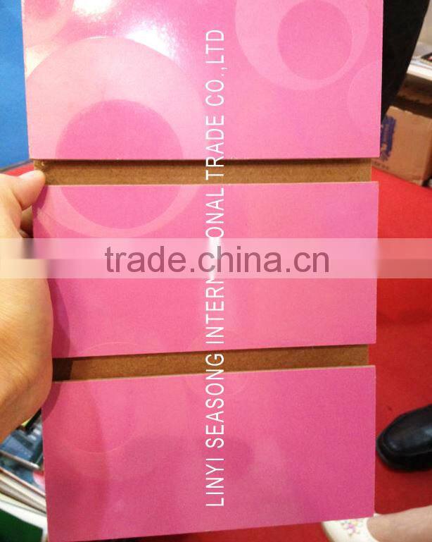 Beautiful 2015 new star design mdf slot board display board with aluminium bar