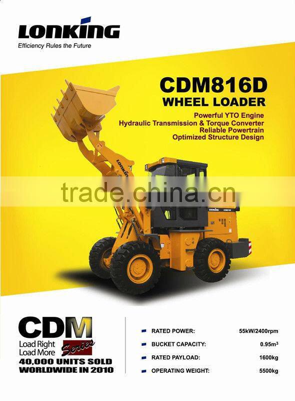 Lonking mini front loaders for sale LG816