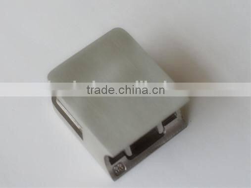 2014 new products china supplier stainless railings stainless steel square type 45*45 glass clamp