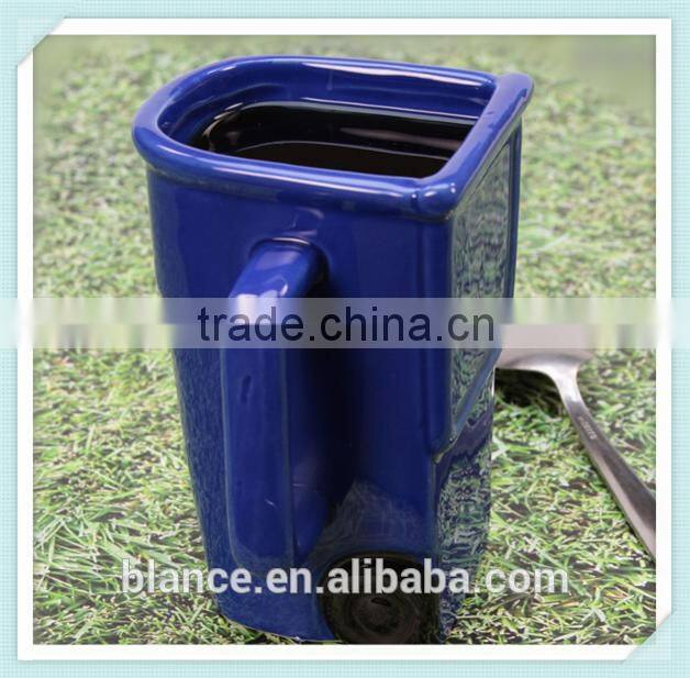 Recycling Bin Ceramic Coffee Mug