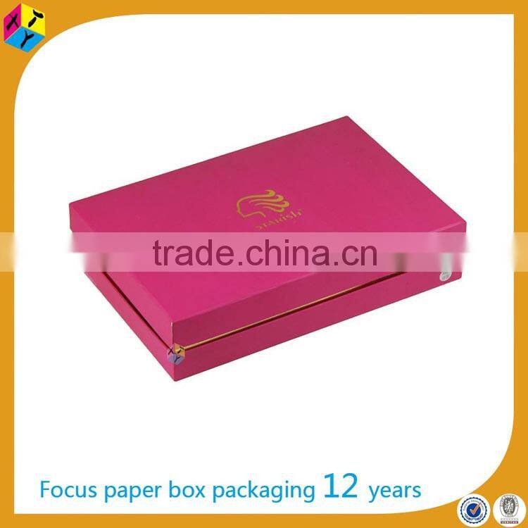 personalized high quality box packaging for hair extensions