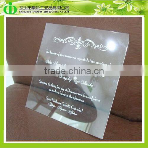 DDI-C012 Trade Assurance Cheap Wedding Invitation