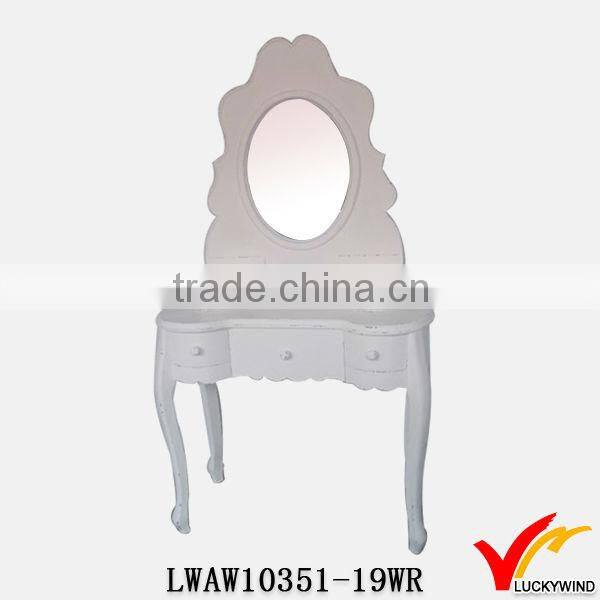 Reclaimed material antique finish wood furniture legs