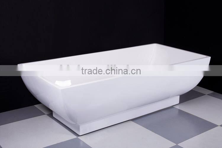TB-B804 Hot selling oval shaped natural freestanding bathtub for dubai