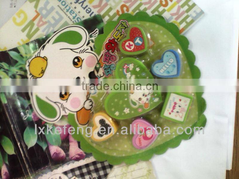 valentine self-inking stamp with handle