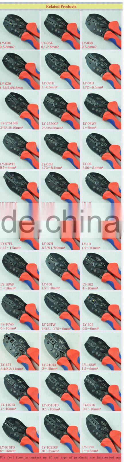 Coax crimping tools LY-1741 belden 8218 coaxial cable crimping tool fiber optic crimping tools