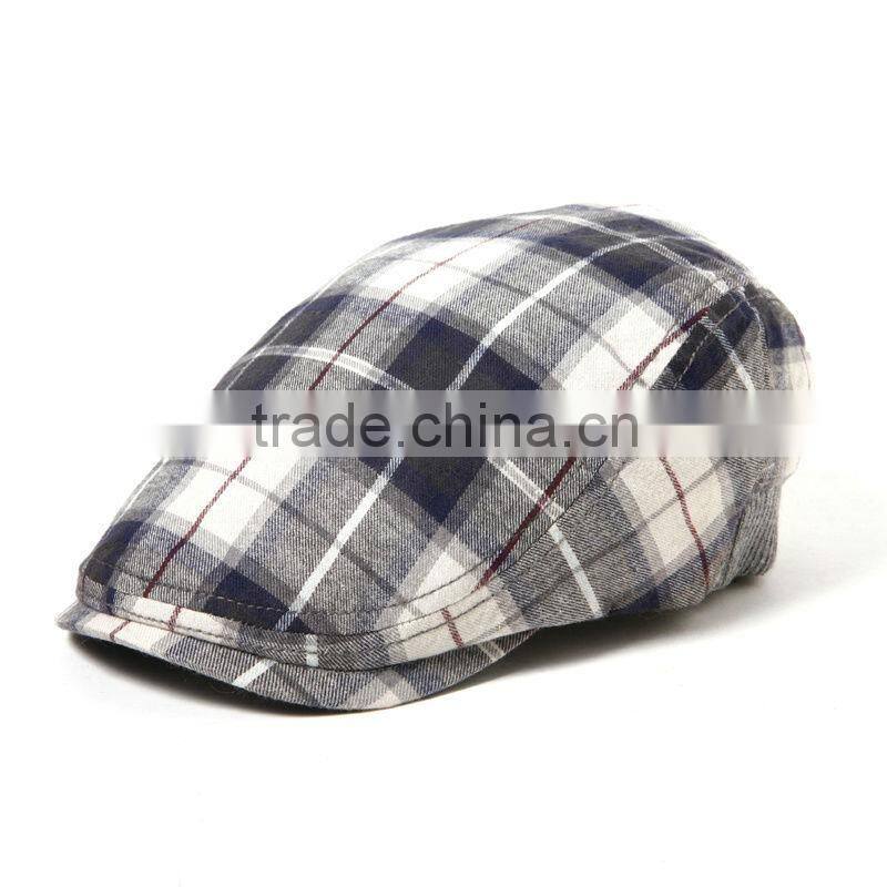 2013 customized checked german cap,newsboy cap,Ivy Hats