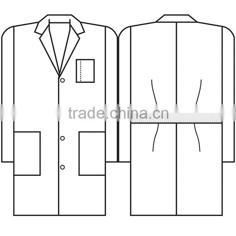 ISO9001 BSCI 2015 OEM design wholesale hospital uniform lab coat medical scrubs