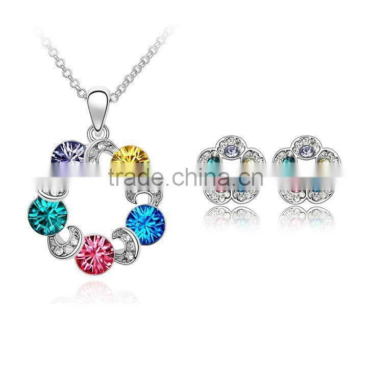 Colorful costume jewelry sets S-2049