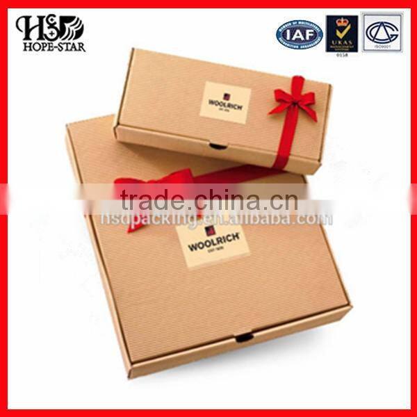 Factory Cheap high quality hard paperboard custom paper gift box for Apparel/clothing/garment box