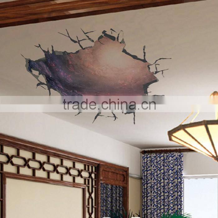 Exhibition and Museum Room 3d Decor Floor Wall Sticker for Kids