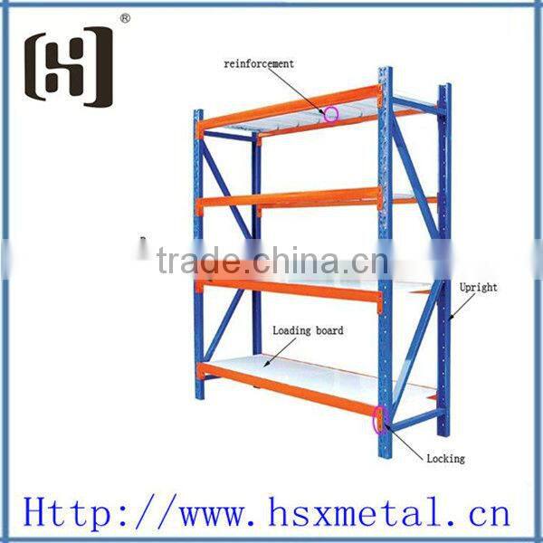 Multi-layers warehouse heavy duty steel rack HSX-1936