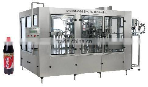 Plastic Bottle 3in1 Monoblock Automatic Soft Drinks Filling Plant