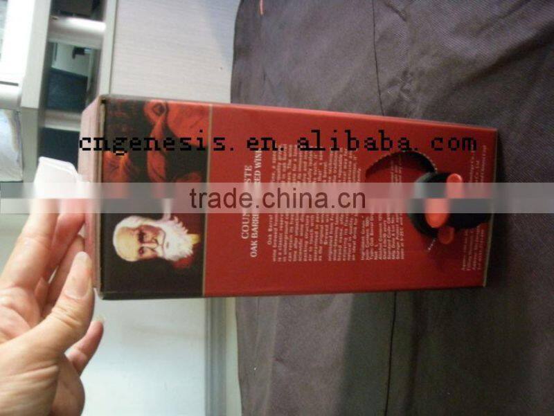 reusable pouch with valve /plastic bag in box