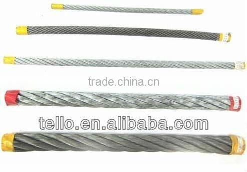stainless steel wire rope,1x7,, 7x7, 7x19..